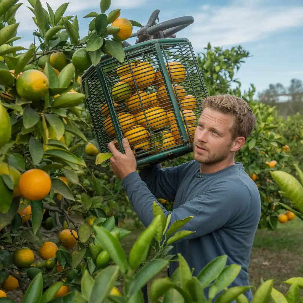 Fruit oogsten zonder ladder: ontdek de telescopische fruitplukker